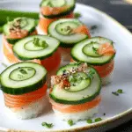 Salmon Cucumber Rolls