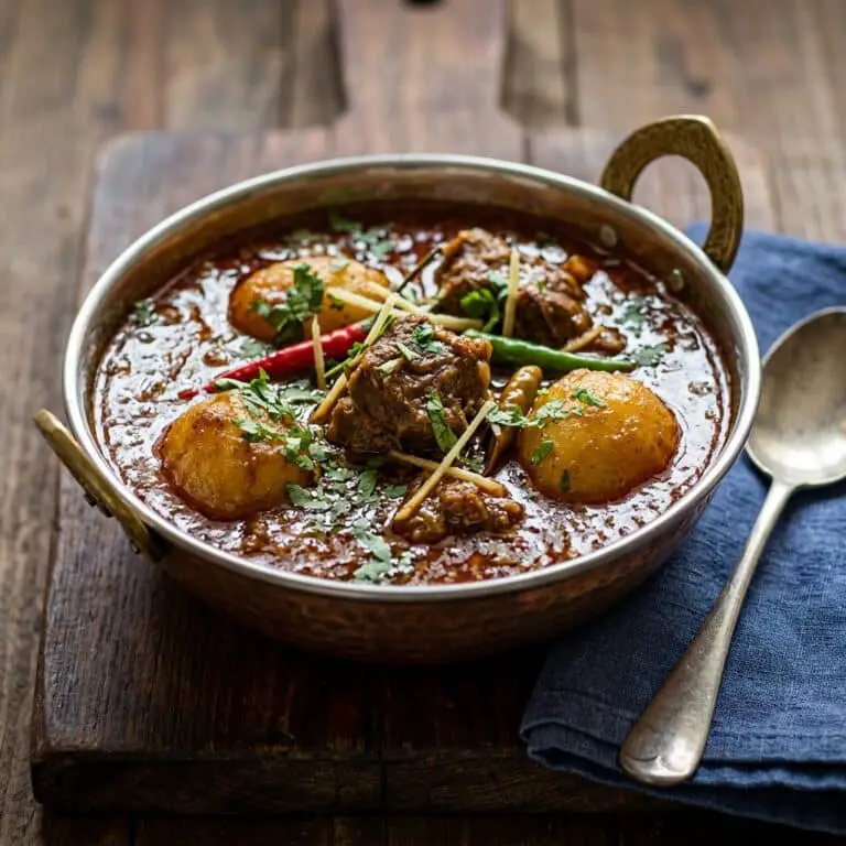 Aloo Gosht (Mutton/Lamb and Potato Curry)