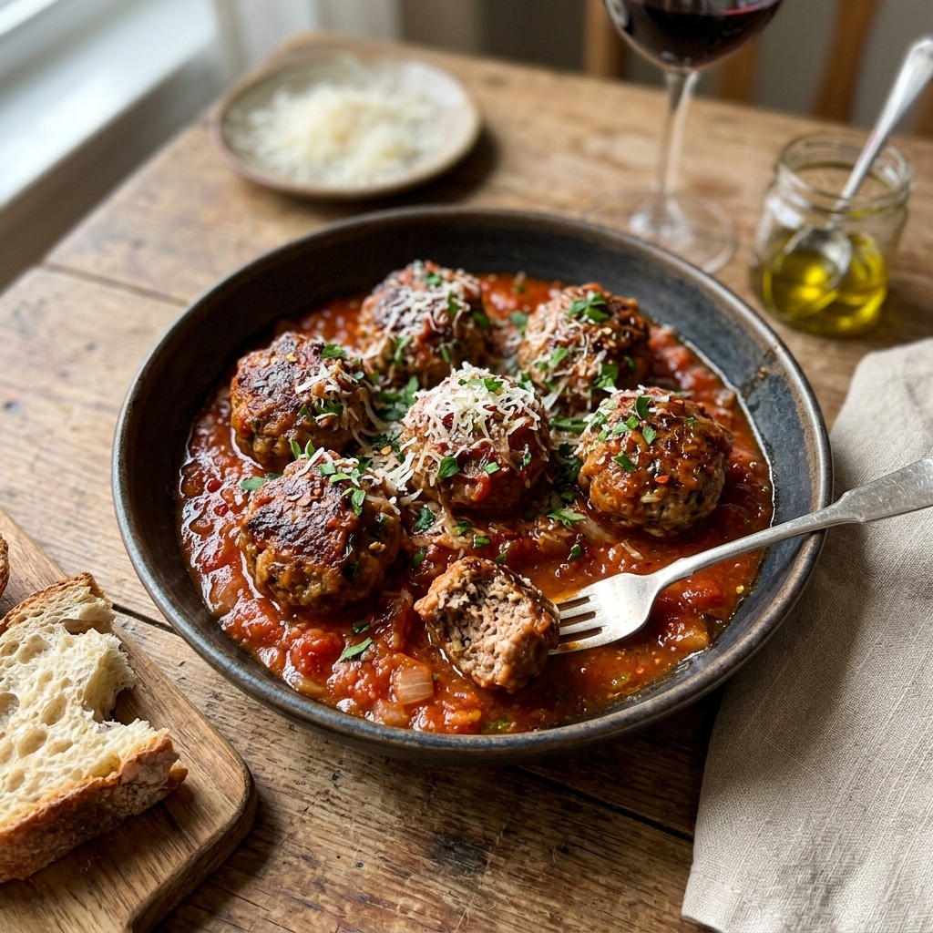 Baked Italian Meatballs