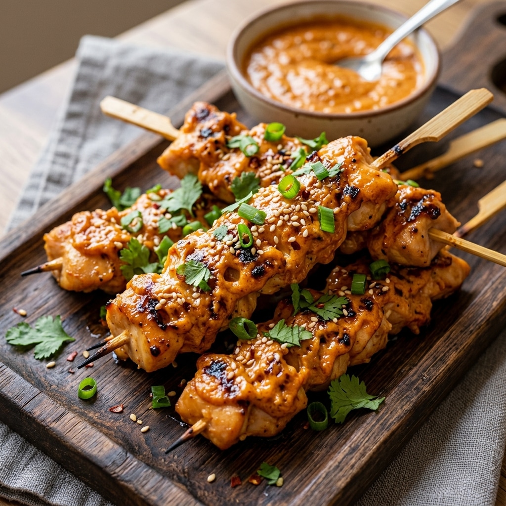 Bang Bang Chicken Skewers Recipe