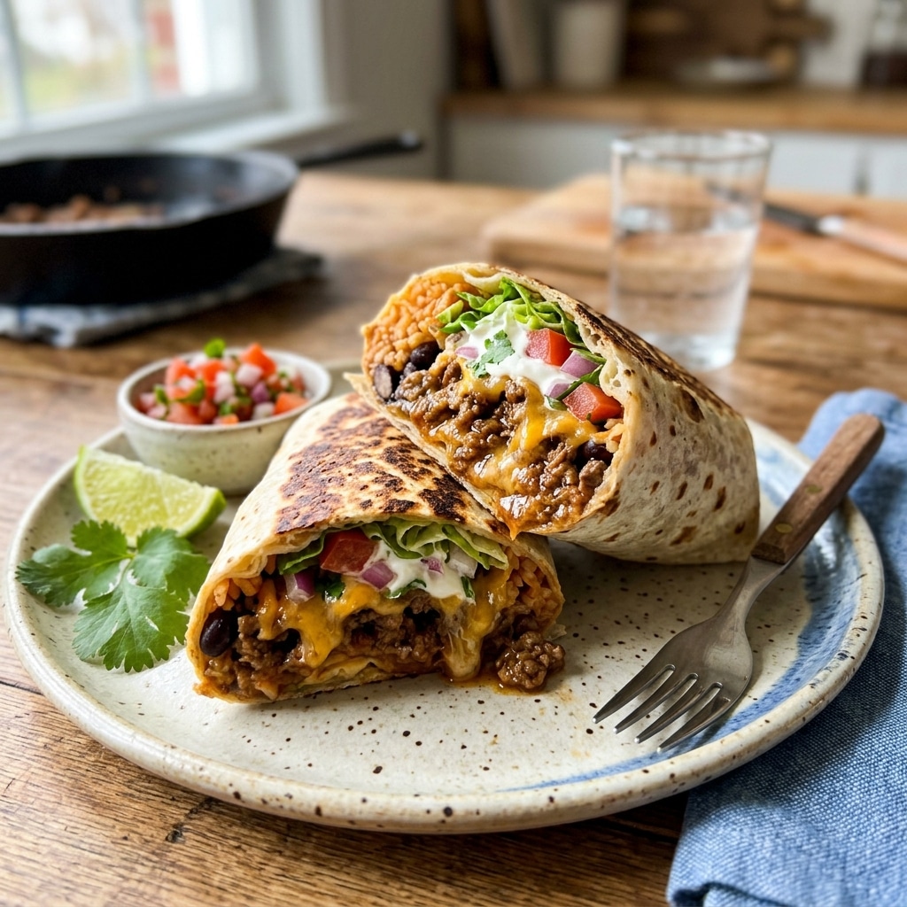Easy Beef Burritos