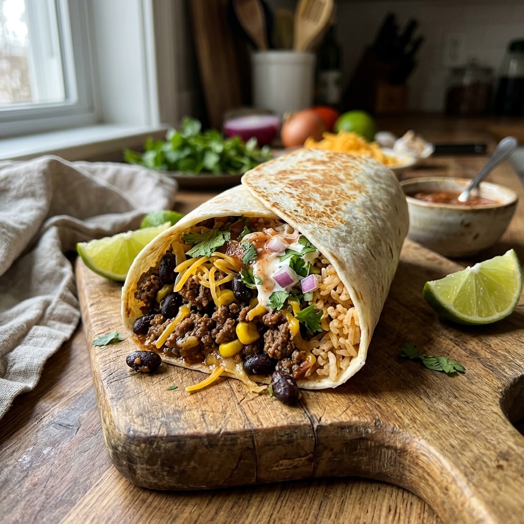 Easy Beef Burritos