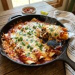 Beef Skillet Enchiladas