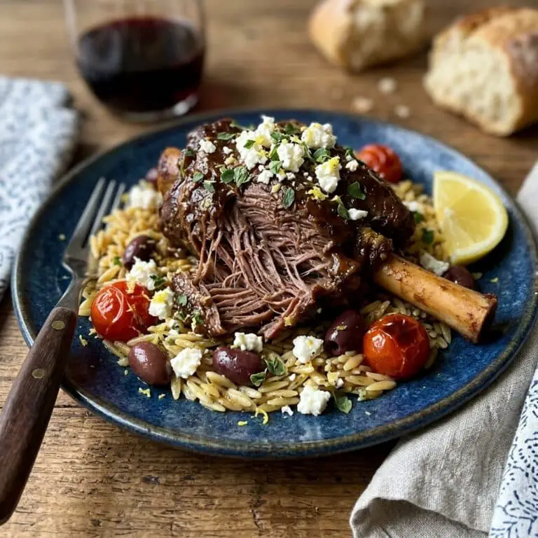 Greek-Style Braised Lamb Shanks