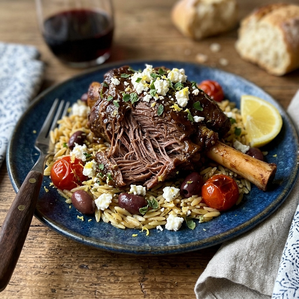 Greek-Style Braised Lamb Shanks