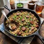 Cajun Dirty Rice with Smoked Sausage