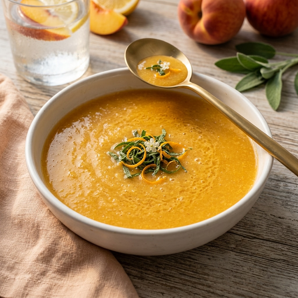 Chilled Peach Soup