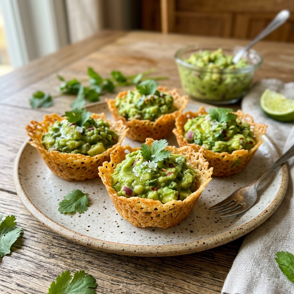 Easy Guacamole Cups