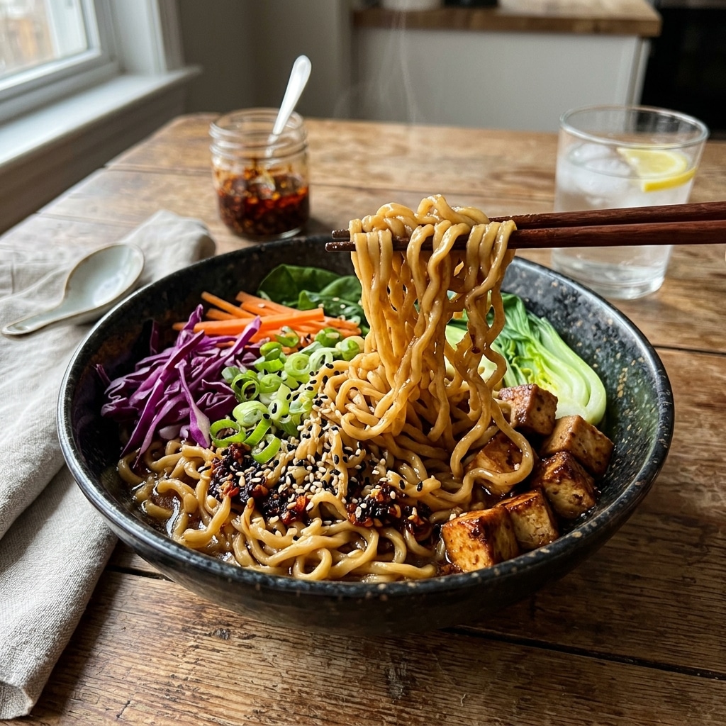 Easy Saucy Ramen Noodles