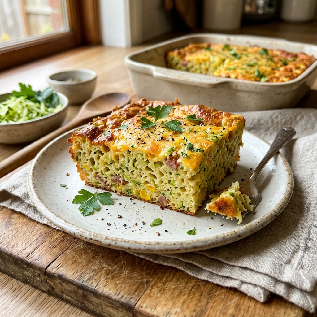 Easy Zucchini Slice