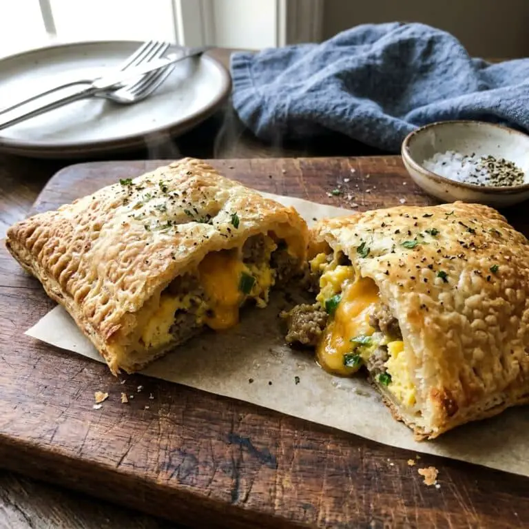 Homemade Breakfast Hot Pockets