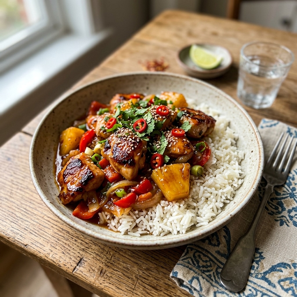 Pineapple Chicken and Rice