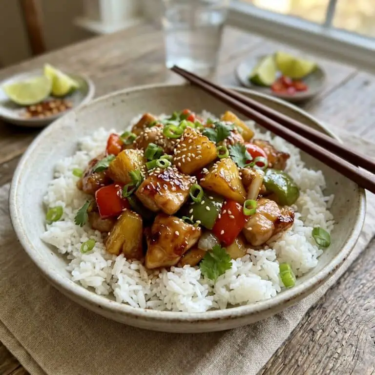Pineapple Chicken and Rice