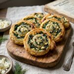 Spinach and Feta Pinwheels, Gluten-Free