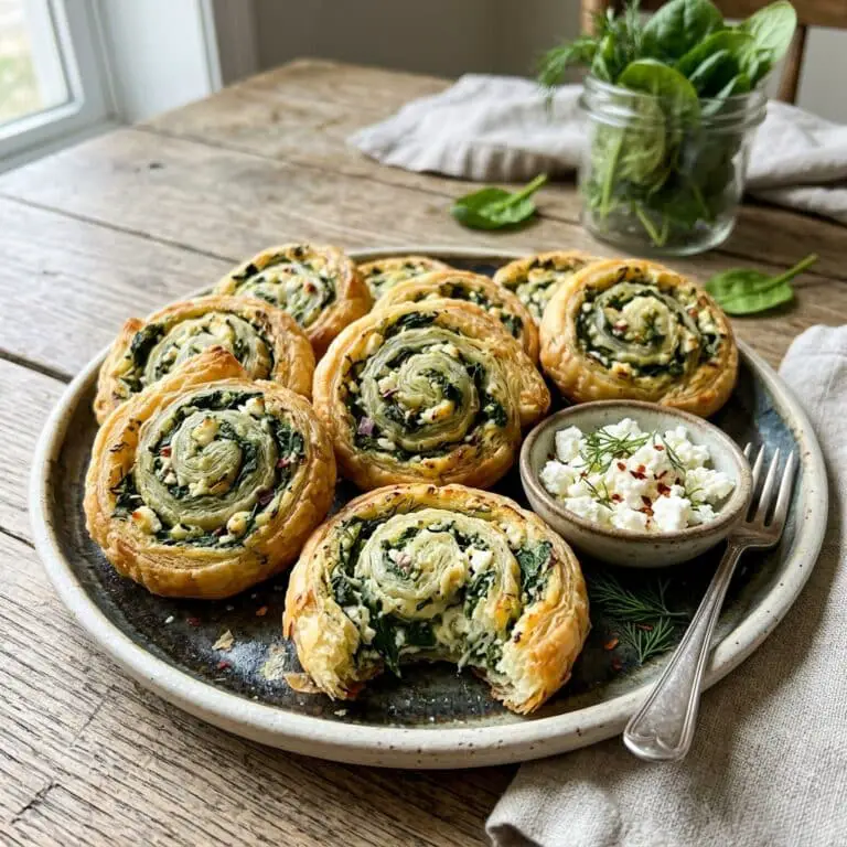 Spinach and Feta Pinwheels, Gluten-Free