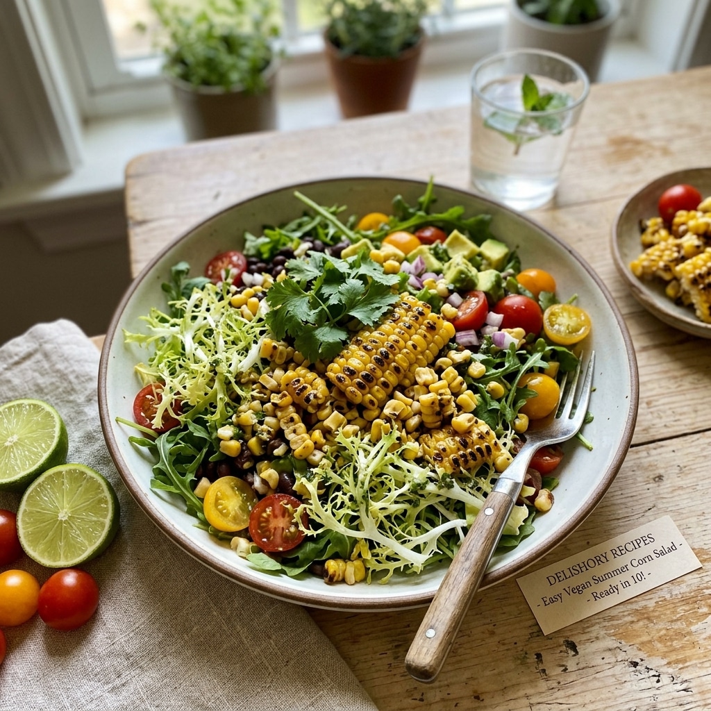 Summer Salad with Grilled Corn