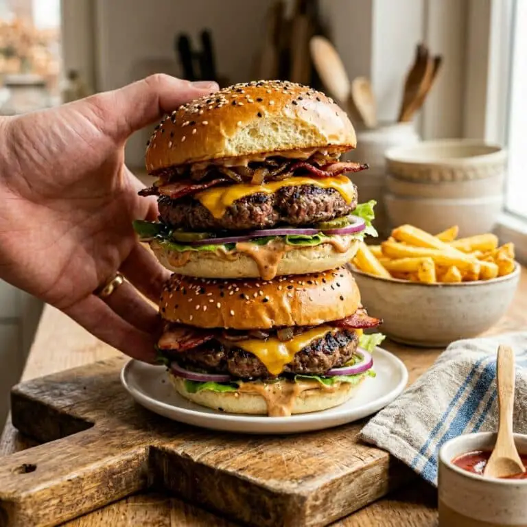 Triple Burger Buns