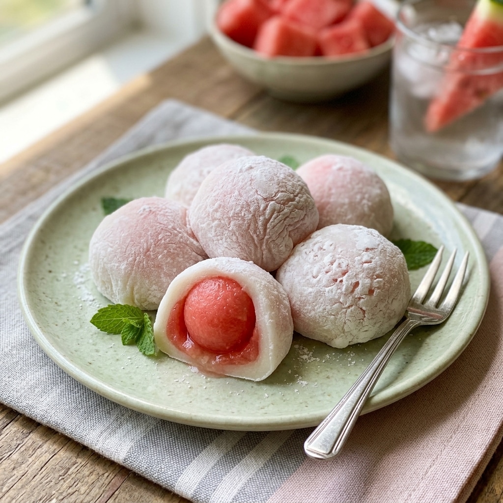 Watermelon Mochi Recipe