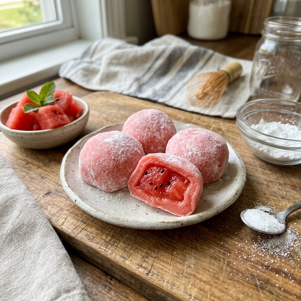 Watermelon Mochi Recipe