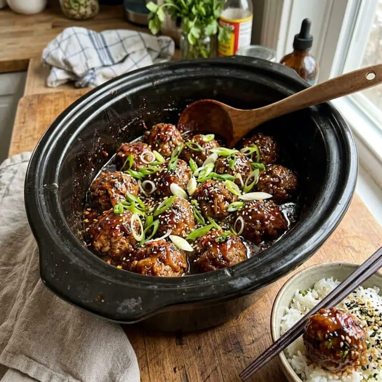 Asian Meatballs Crockpot Recipe