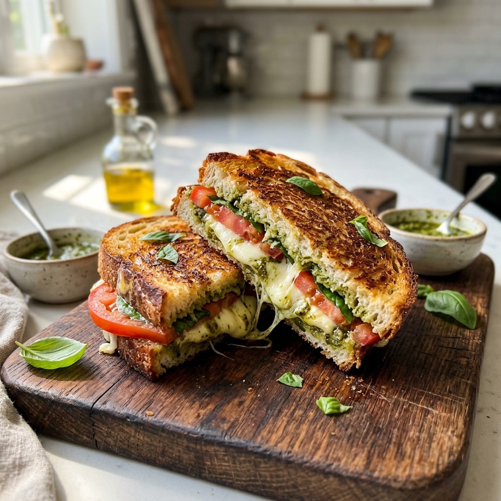 Caprese Grilled Cheese Sandwich