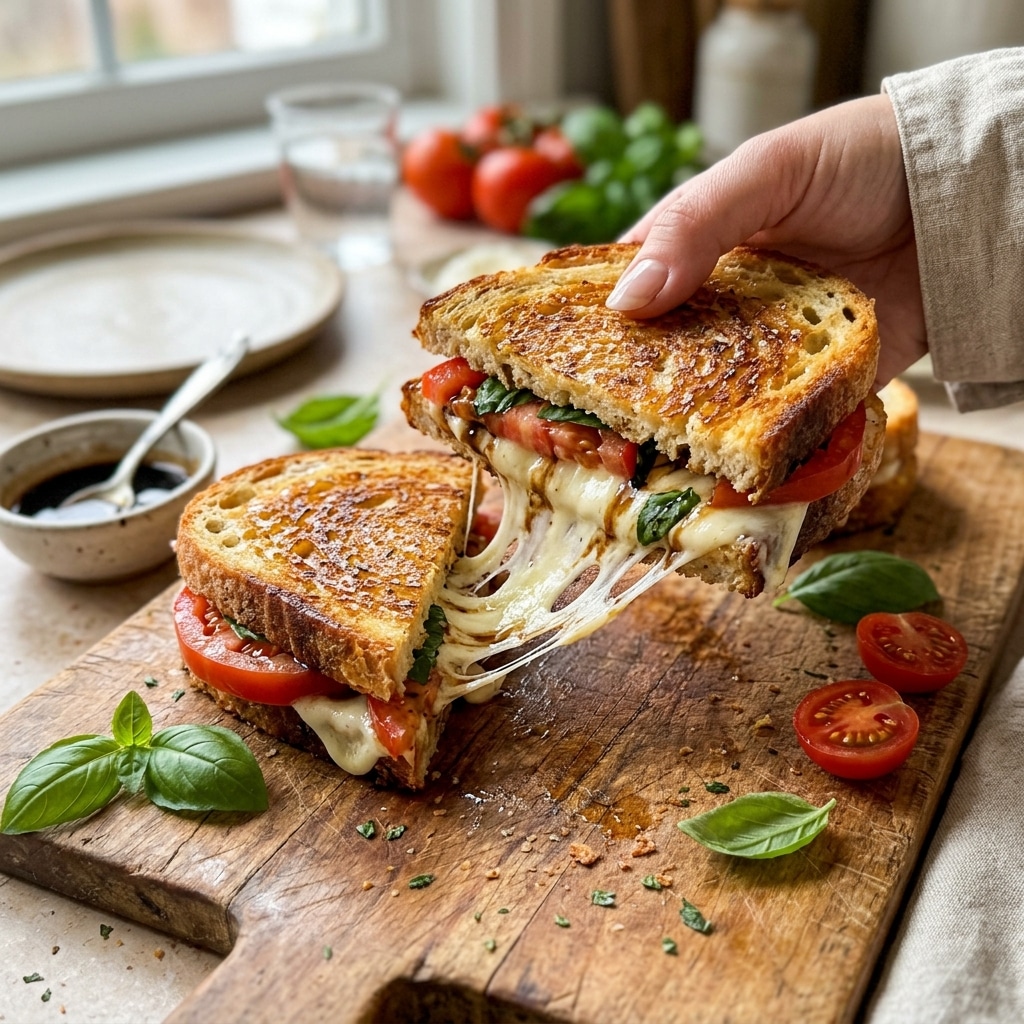 Caprese Grilled Cheese Sandwich