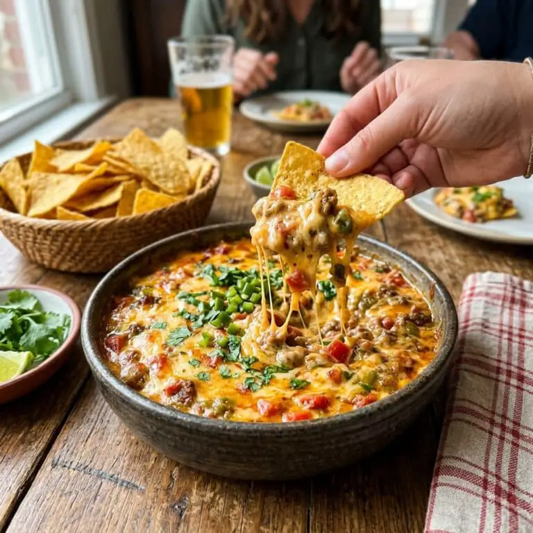 Rotel Dip With Hamburger and Velveeta