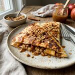 Caramel & Apple Crunch Granola Quesadillas