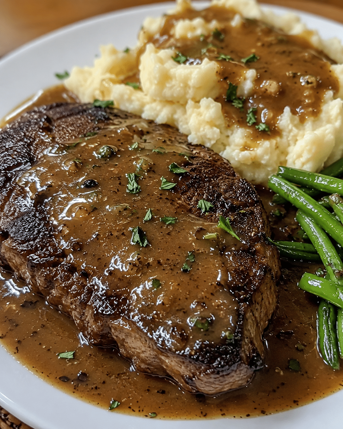 Steak with Gravy
