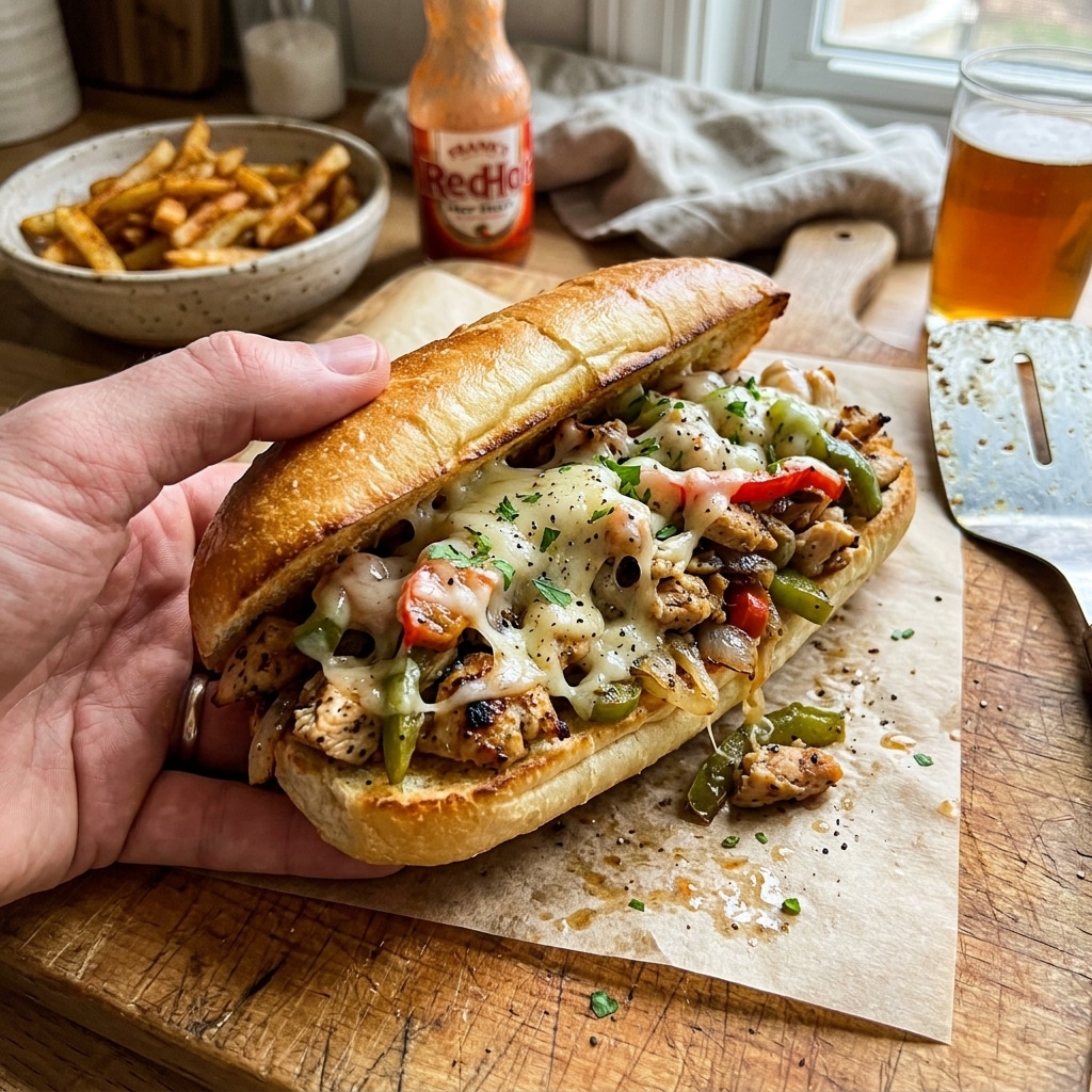 Chicken Philly Cheese Steaks