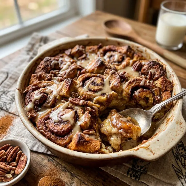 Cinnamon Roll Bread Pudding