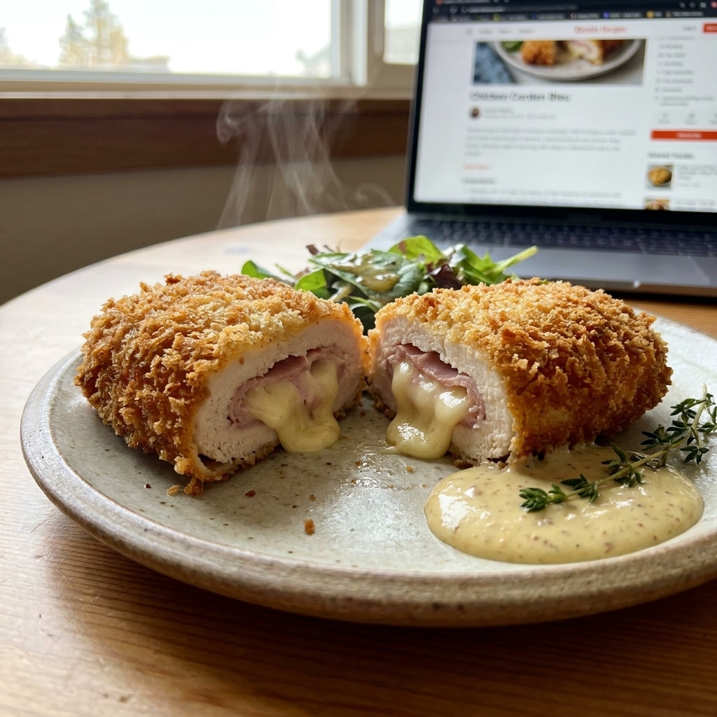 Crispy Creamy Chicken Cordon Bleu Recipe