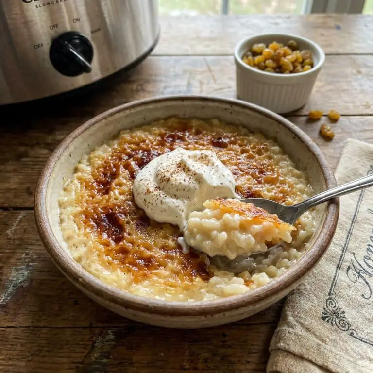 Crock Pot Rice Pudding