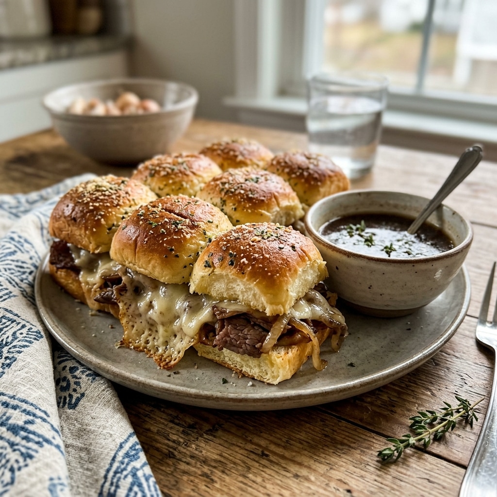 Easy French Dip Sliders Recipe