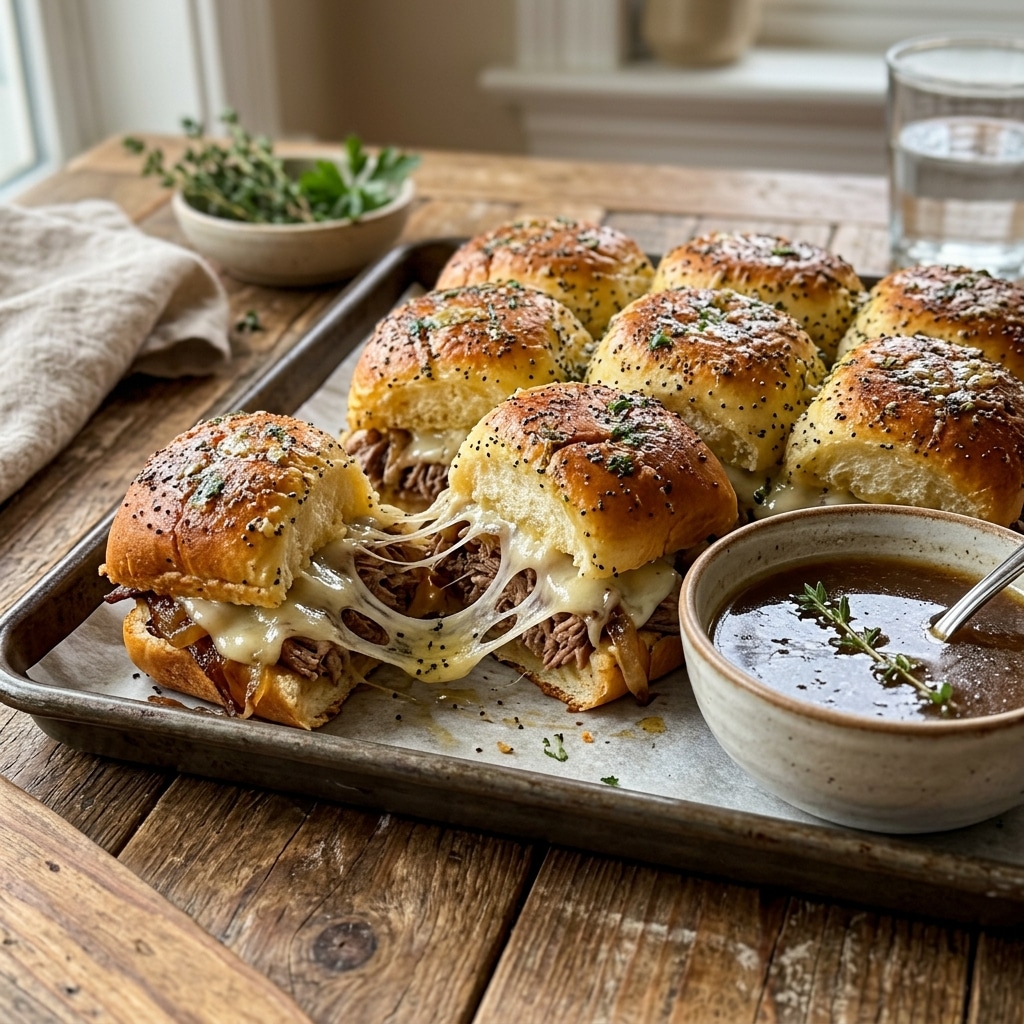Easy French Dip Sliders Recipe
