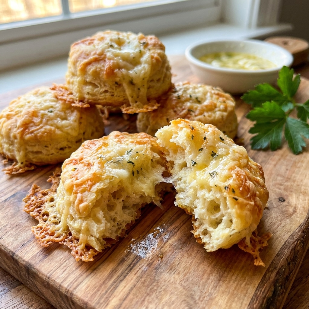 Garlic Butter Parmesan Biscuit Bites