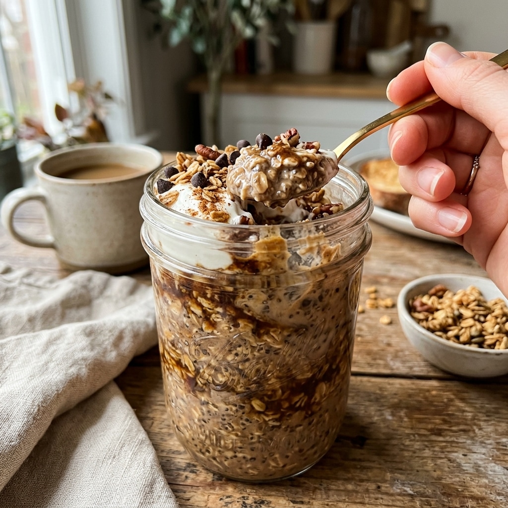 Brown Sugar Shaken Espresso Overnight Oats