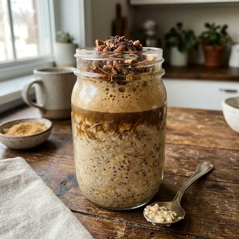 Brown Sugar Shaken Espresso Overnight Oats