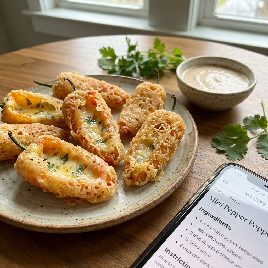 Mini Pepper Poppers