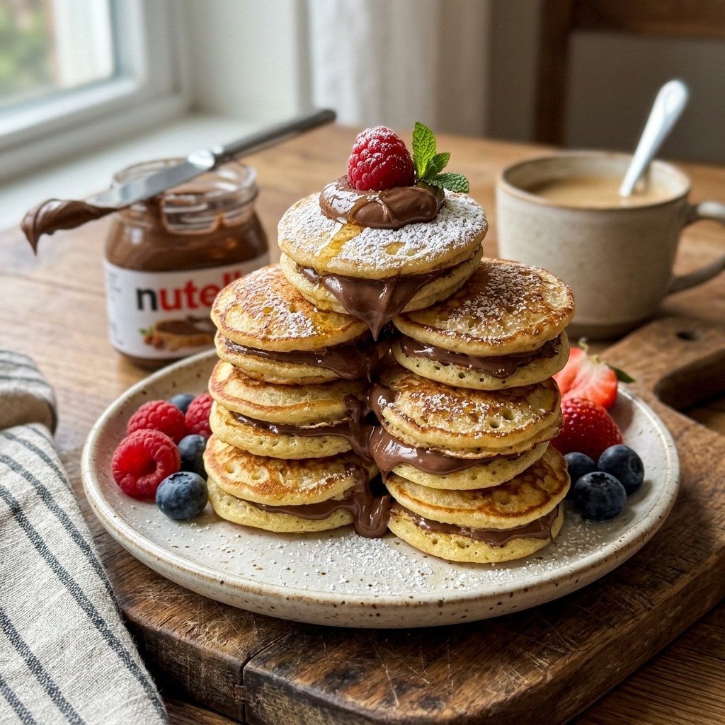 Nutella Pancake Bites