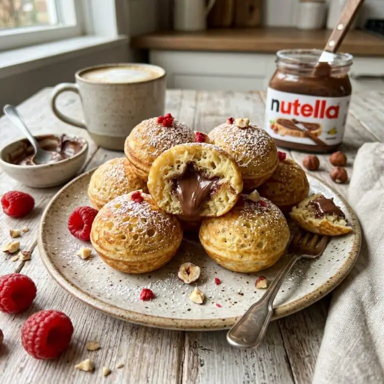 Nutella Pancake Bites