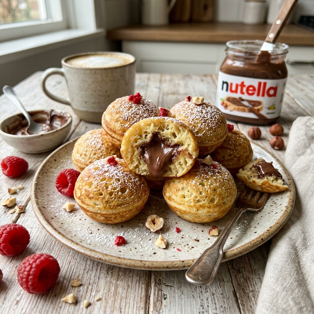 Nutella Pancake Bites