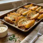Parmesan and Garlic Baked Potato Wedges