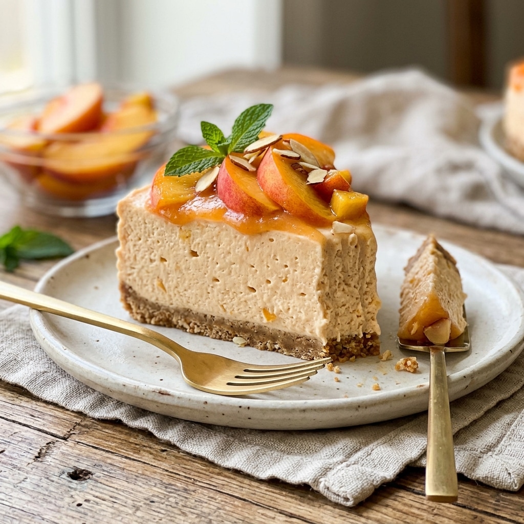Peach Cheesecake