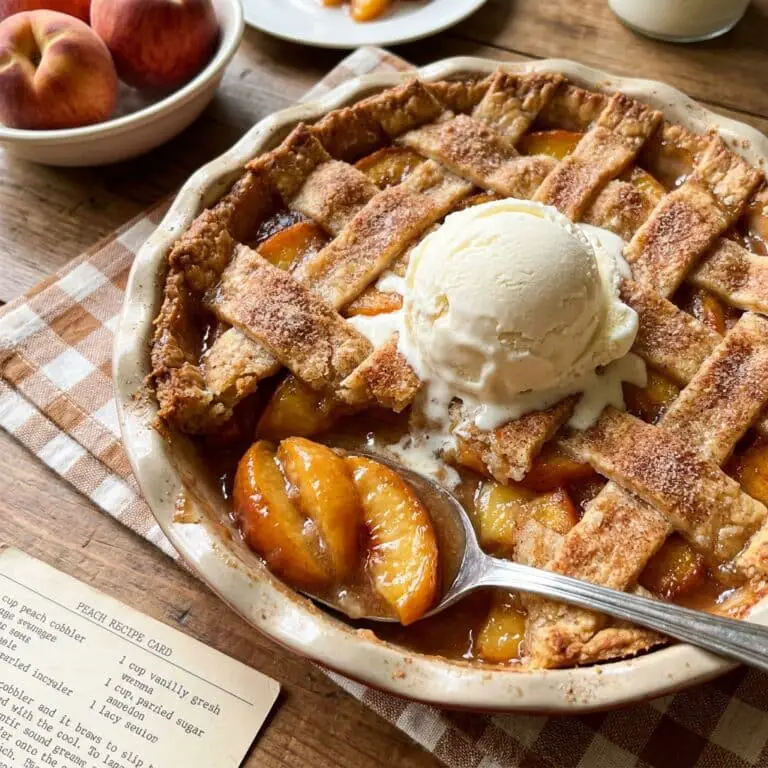 Fresh Peach Cobbler