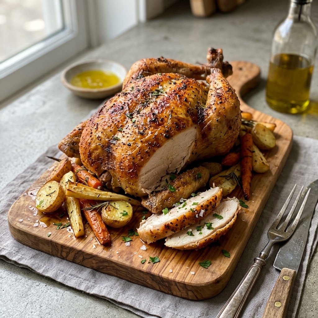 Simple Whole Roast Chicken (Whole30 & Paleo)