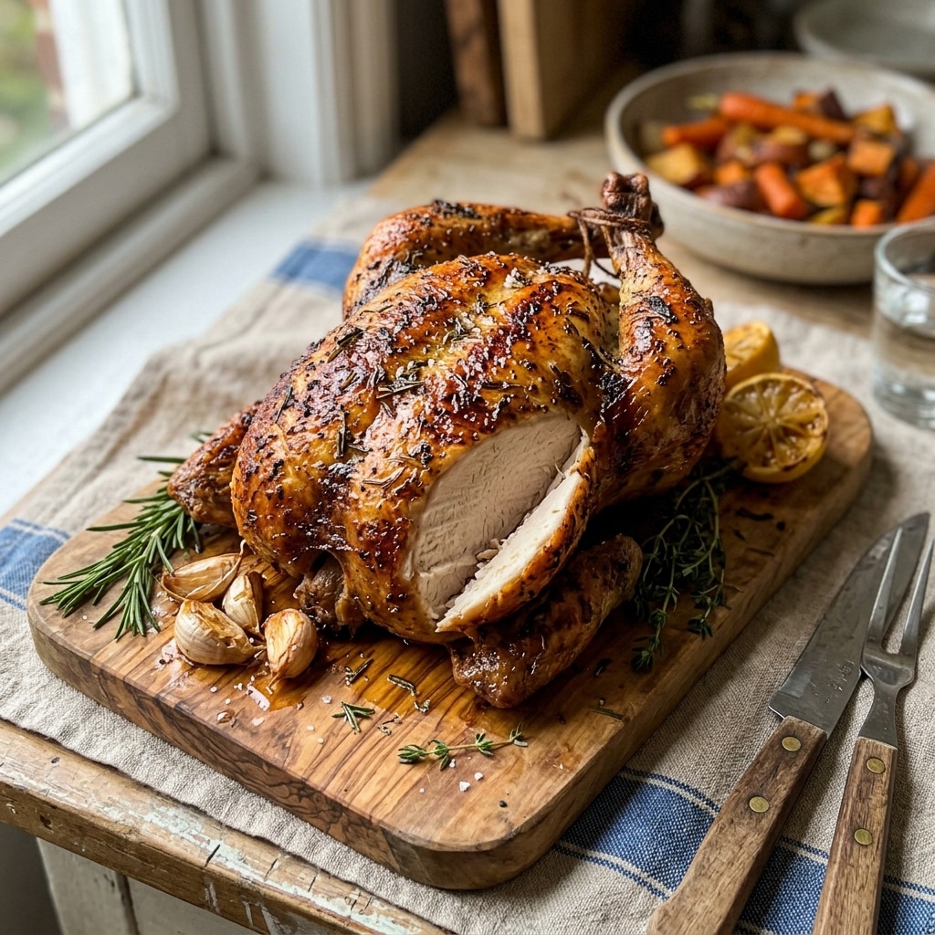 Simple Whole Roast Chicken (Whole30 & Paleo)