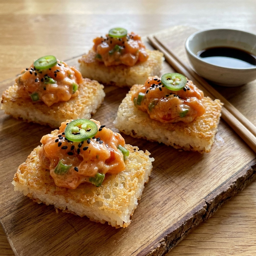 Spicy Salmon Crispy Rice