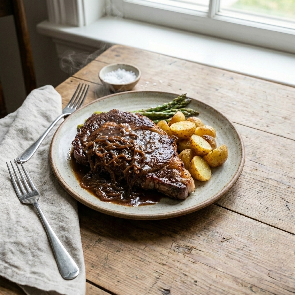 Steak with Gravy