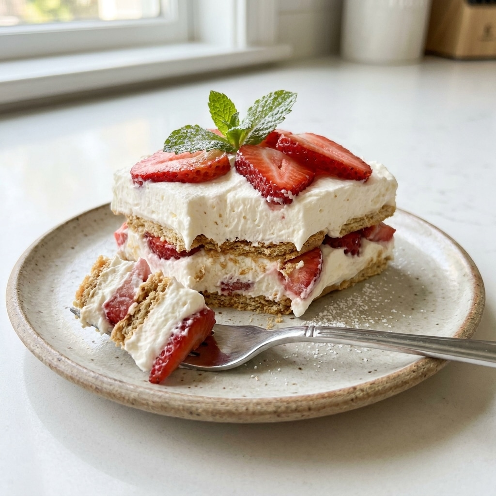 Strawberry Icebox Cake